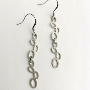 Metallic Evolution modernist Artisan earrings NEW